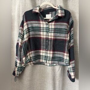 American Eagle Multicolor Plaid Shirt